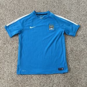 MANCHESTER CITY 2014/2015 NIKE TRAINING FOOTBALL SHIRT KIT JERSEY SIZE XL